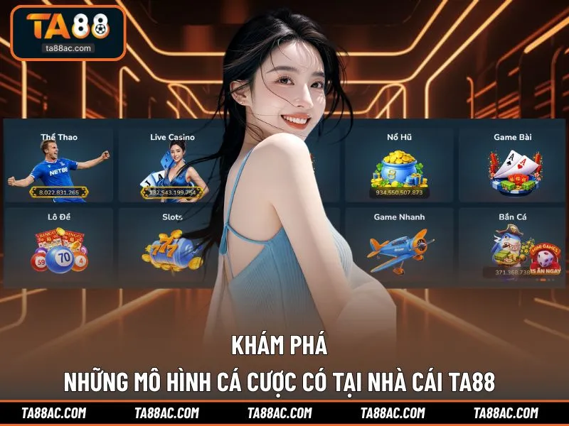 Khám phá những mô hình cá cược có tại nhà cái TA88
